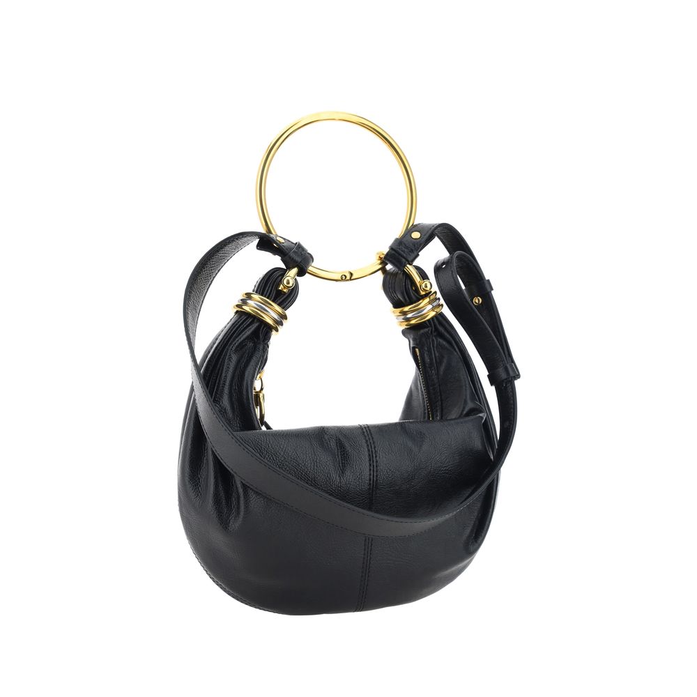 Chloé Black Calf Leather Bos Taurus Handbag