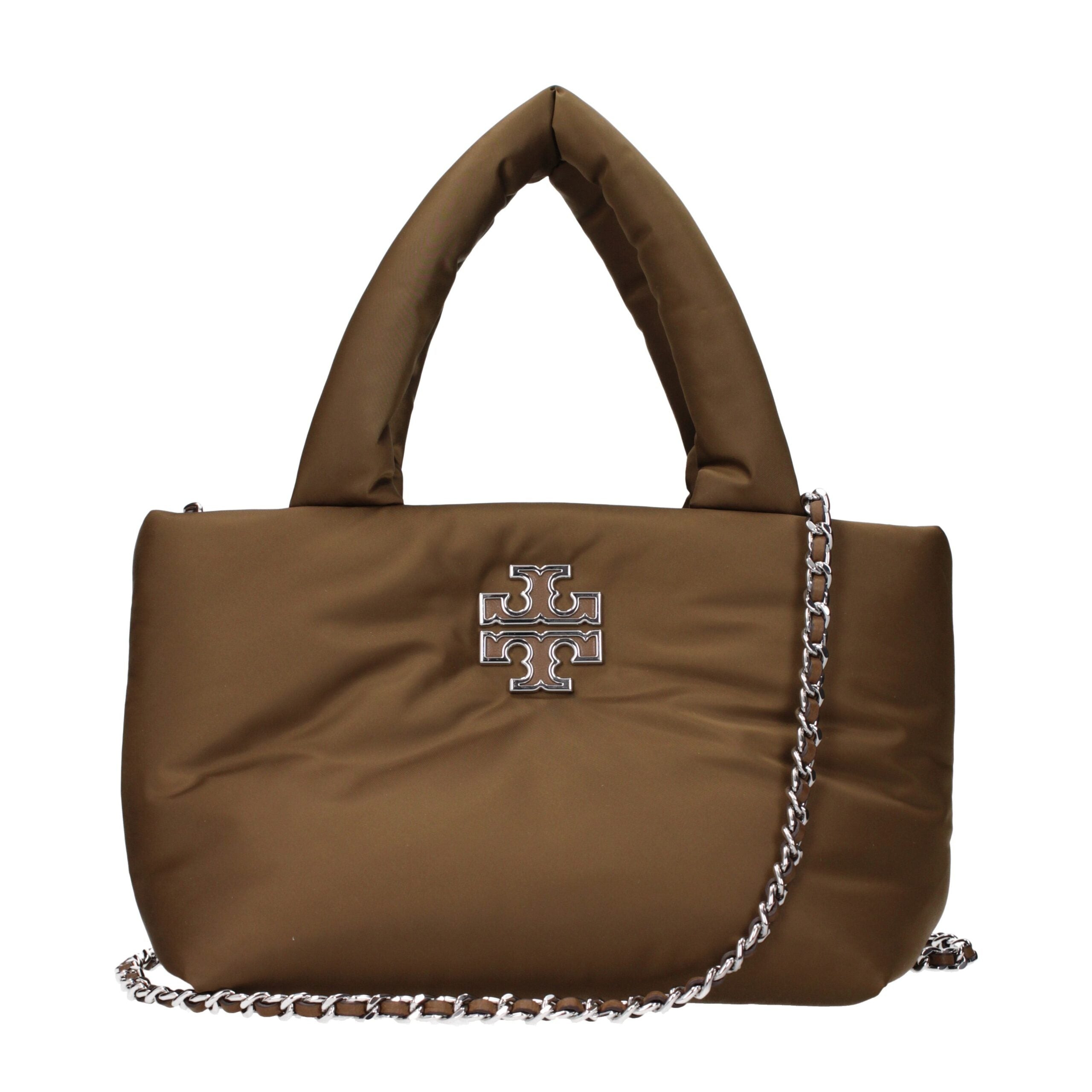 Tory Burch Brown Fabric Handbag