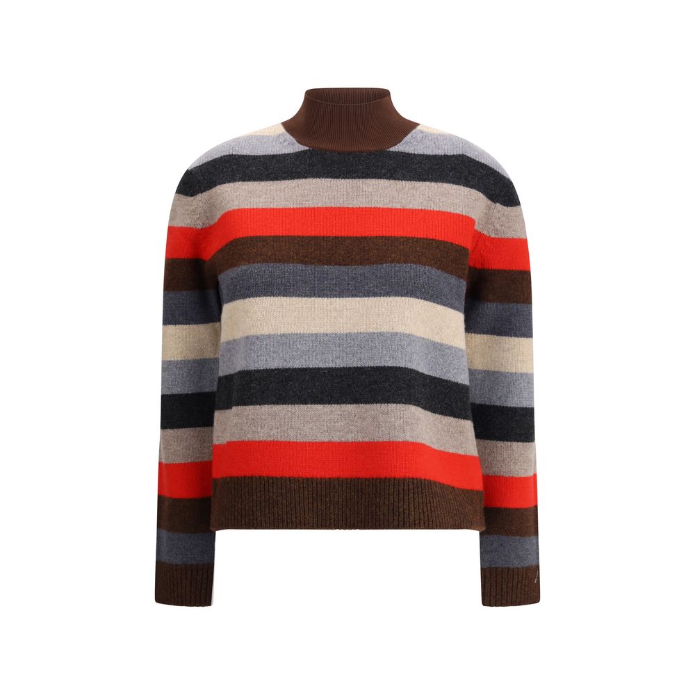 Tory Burch Multicolor Merino Wool Turtleneck