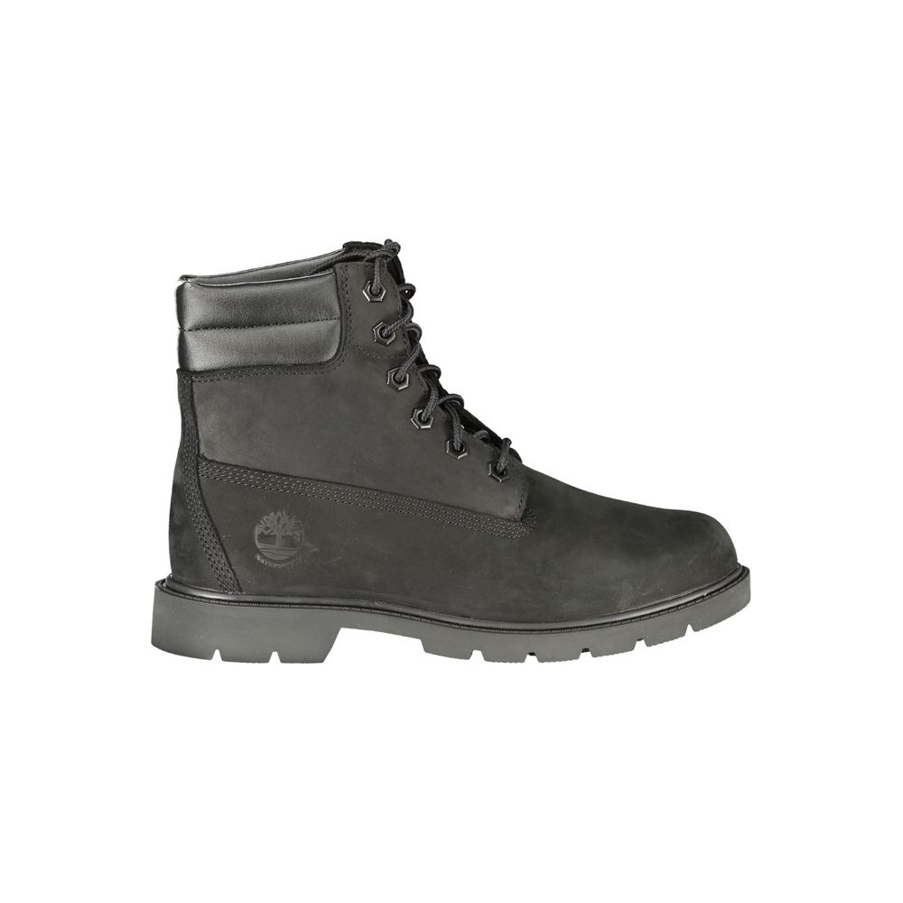 Timberland Nero Leather Women Ankle Boot