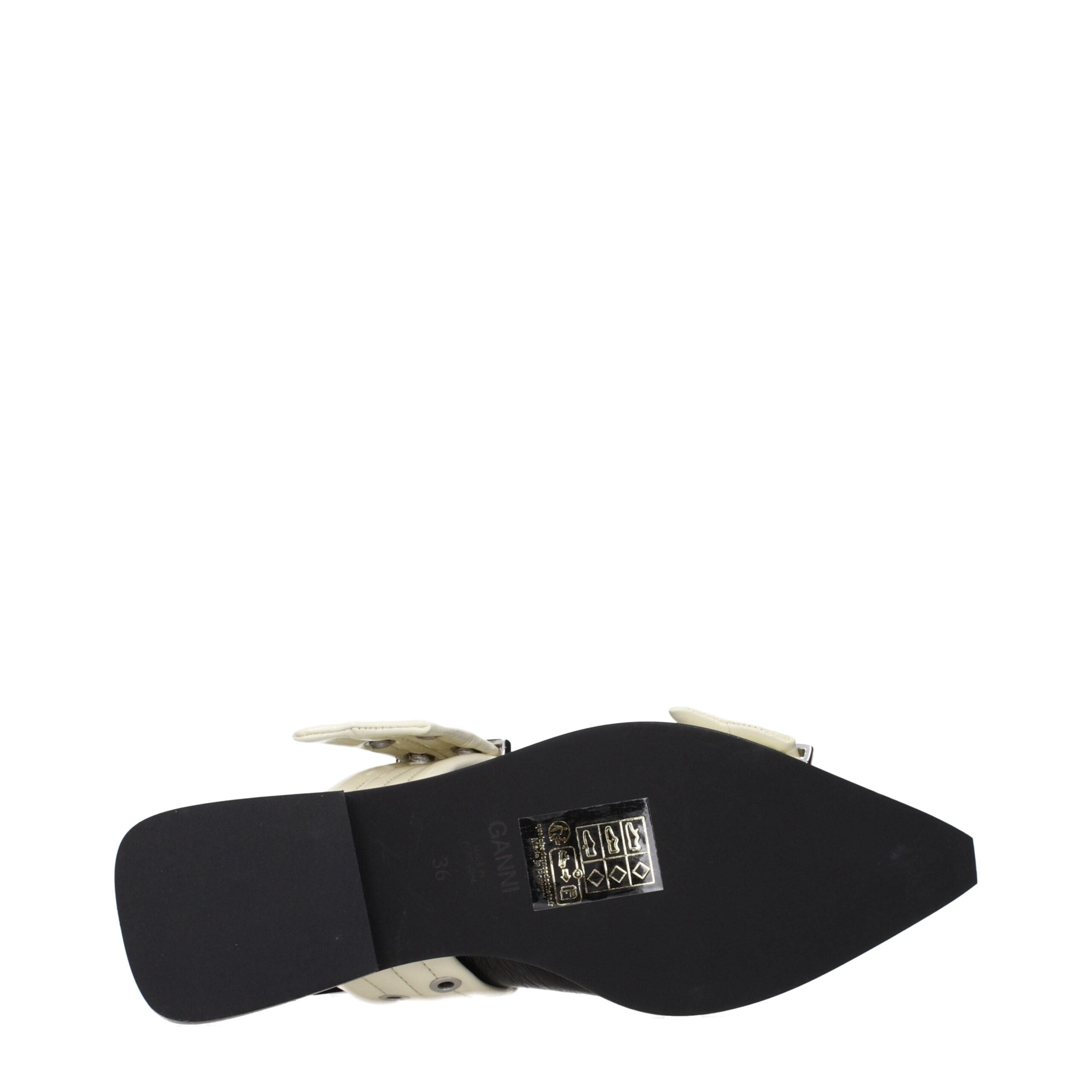 Ganni Black Polyethylene Sandals