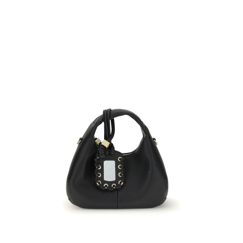 Ganni Black Recycled Polyester Handbag