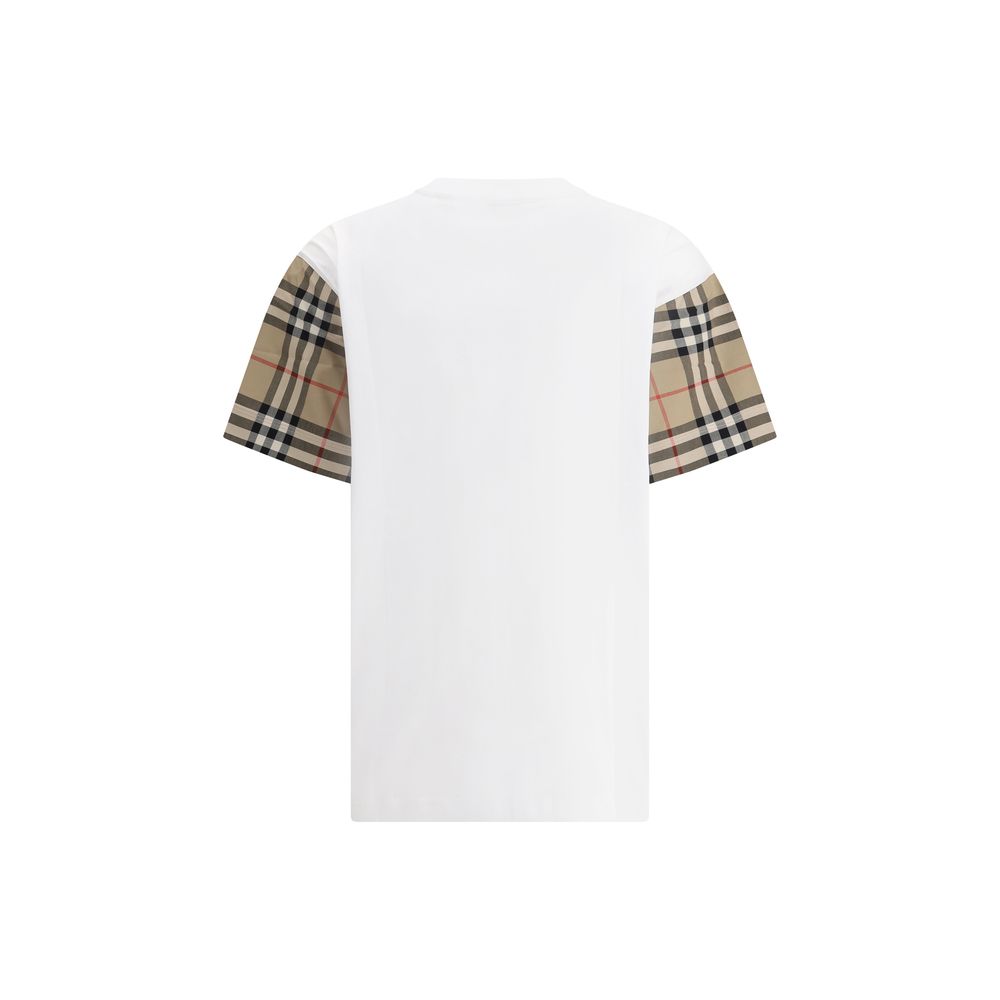 Burberry White Cotton T-Shirt