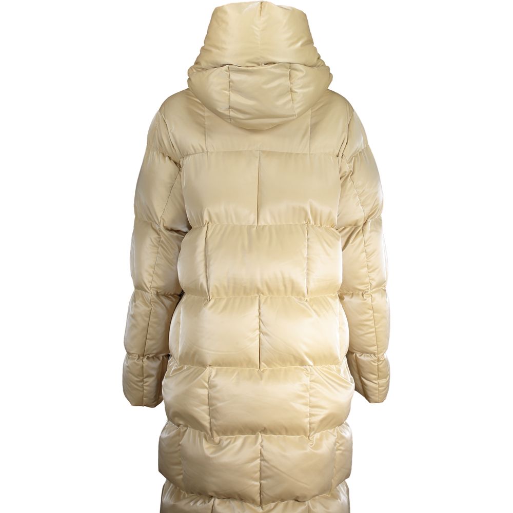 K-WAY Beige Polyester Women's Quilted Jacket