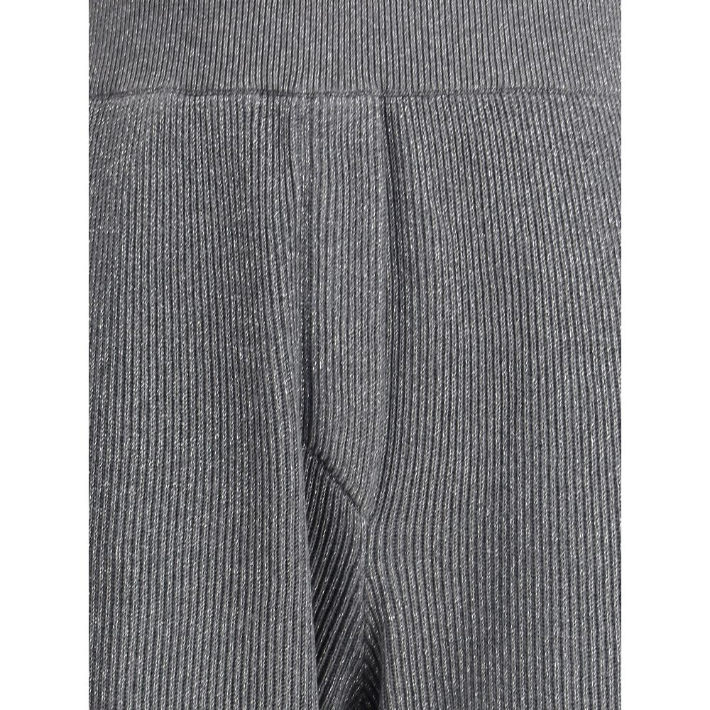 Brunello Cucinelli Gray Cotton Casual Pants