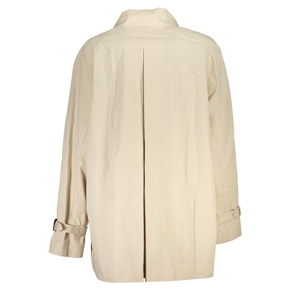 Tommy Hilfiger Beige Cotton Women Trench Coat