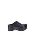 Marni Black Calf Leather Bos Taurus Clogs