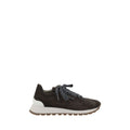 Brunello Cucinelli Black Rubber Platform Sneakers