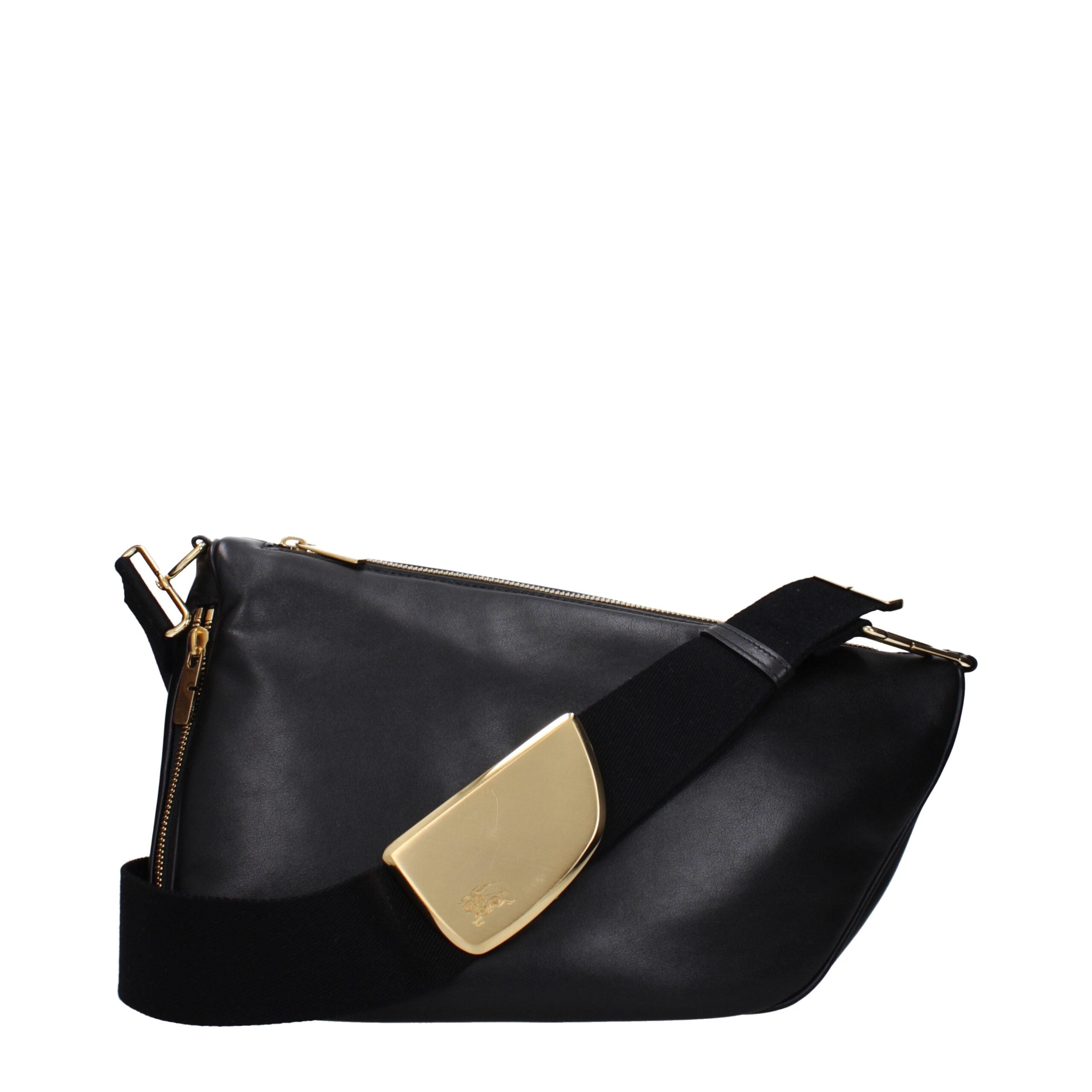 Burberry Black Leather Crossbody Bag