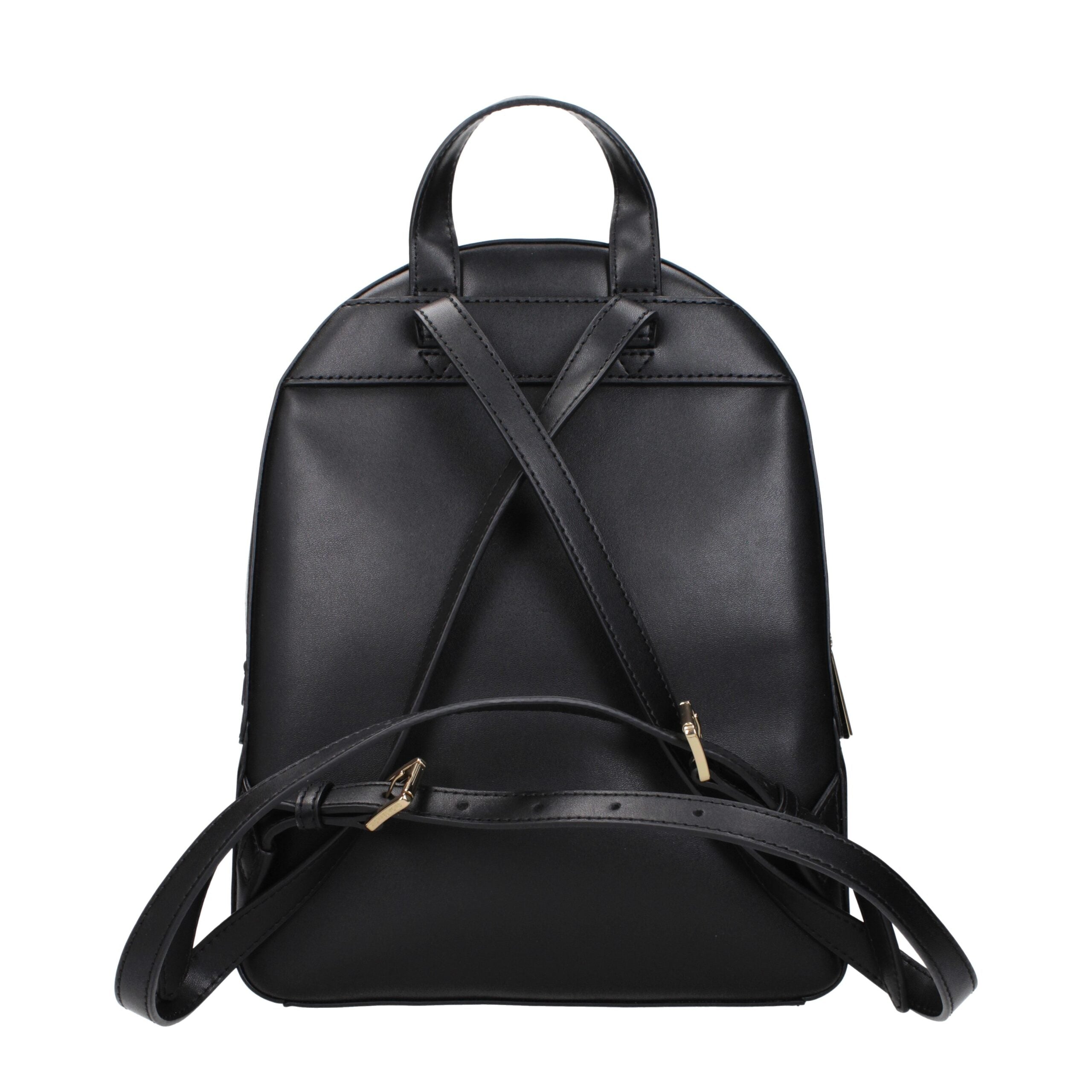 Michael Kors Black Leather Backpack
