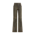 Etro Brown Leather Pants