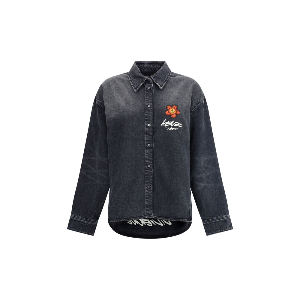 Kenzo Black Denim Shirt