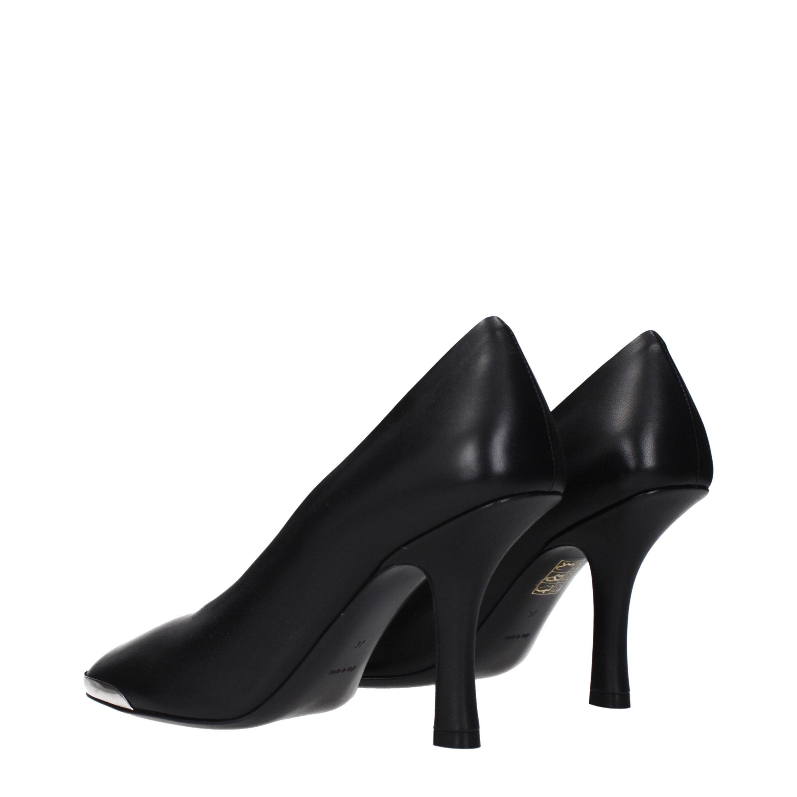 Burberry Black Leather Pumps