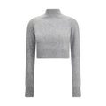 Max Mara Gray Cashmere Cashmere Sweater