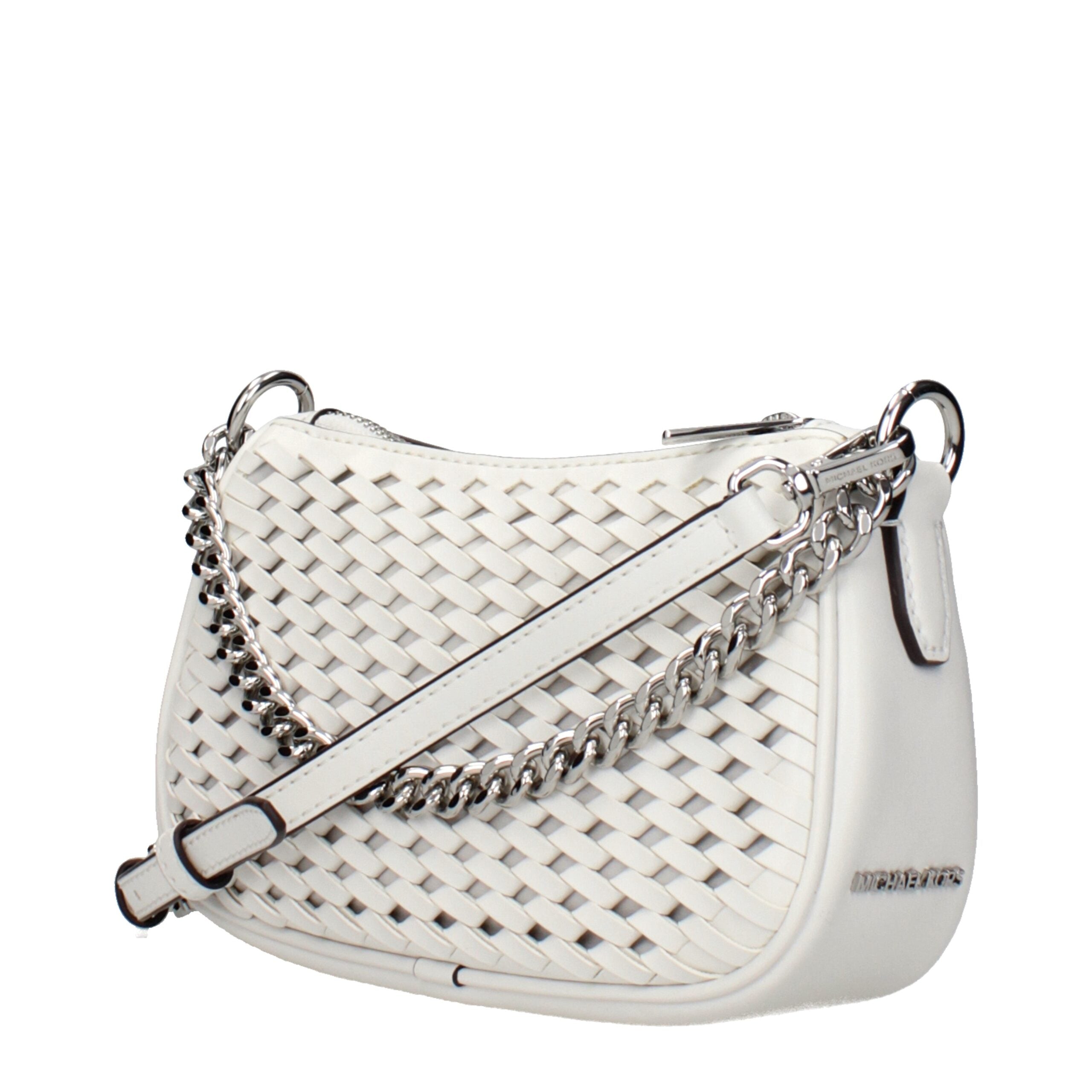 Michael Kors White Leather Handbag