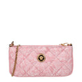 Versace Pink Fabric Crossbody Bag
