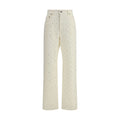 Golden Goose White Cotton Casual Pants