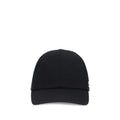 Courrèges Black Cotton Cap (Baseball Hat)