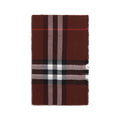 Burberry Bordeaux Wool Scarf