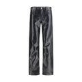 Agolde Black Leather Pants