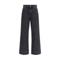 Chloé Black Cotton High-Waisted Jean
