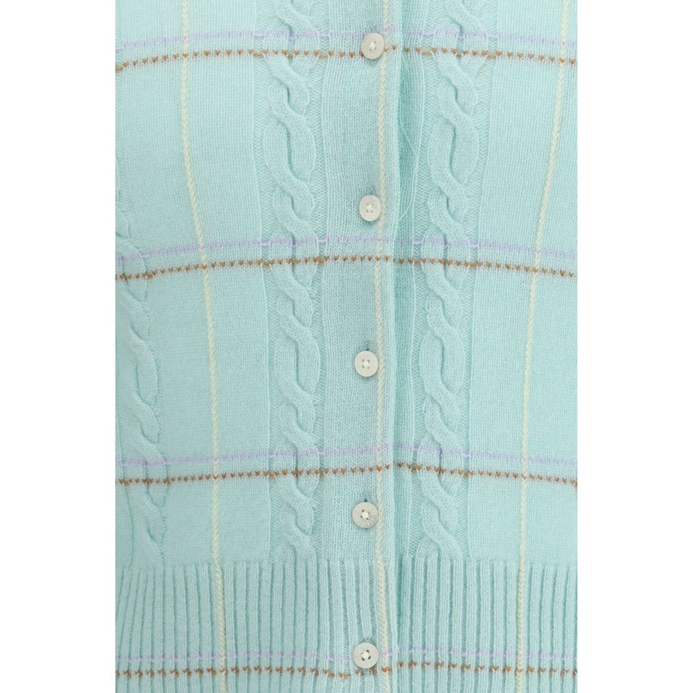 Guest in Residence Light Blue Cashmere Cardigan