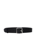 Burberry Black Leather Regular Belt