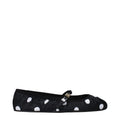 Dolce & Gabbana Black Fabric Ballet Flats