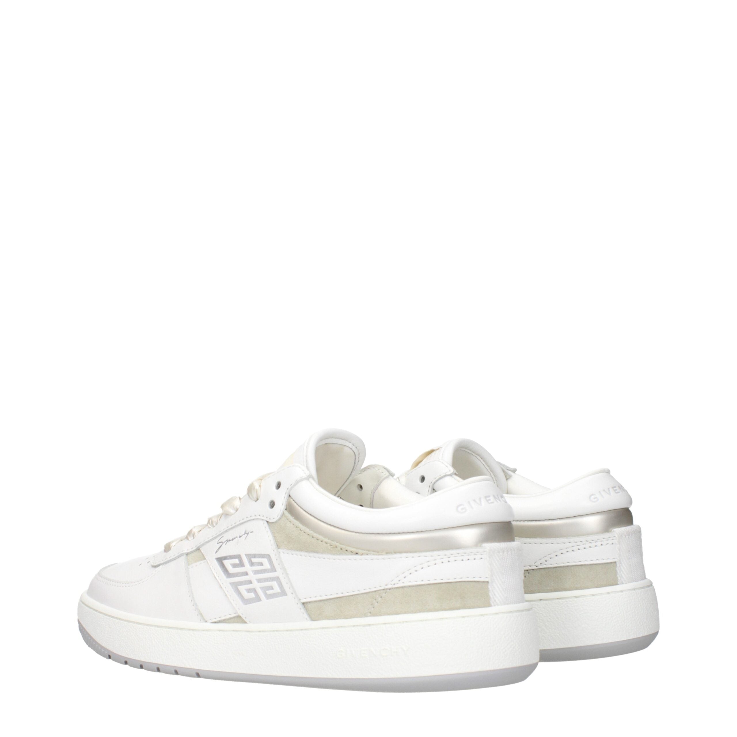 Givenchy White Leather Low Top Sneakers