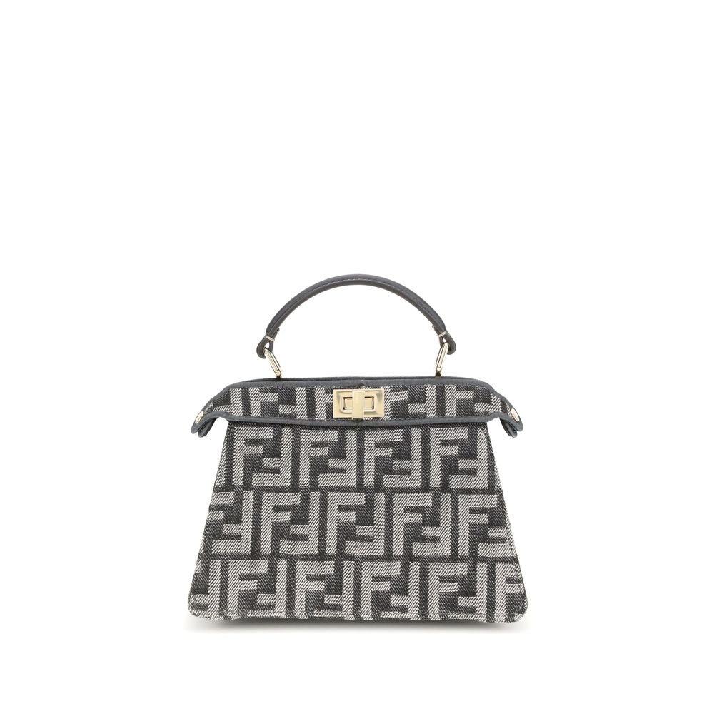 Fendi Blue Fabric Shoulder Bag