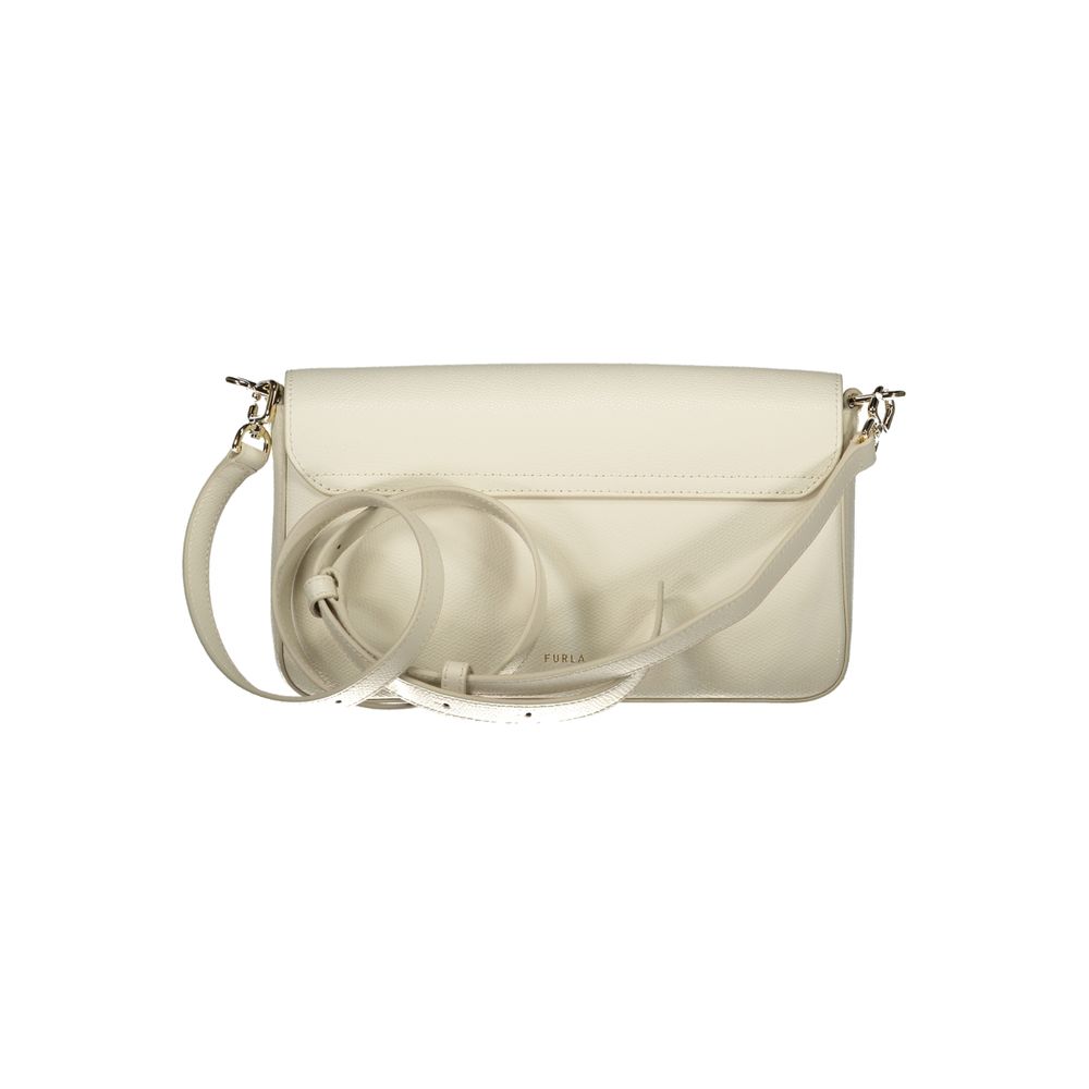 Furla White Leather Handbag